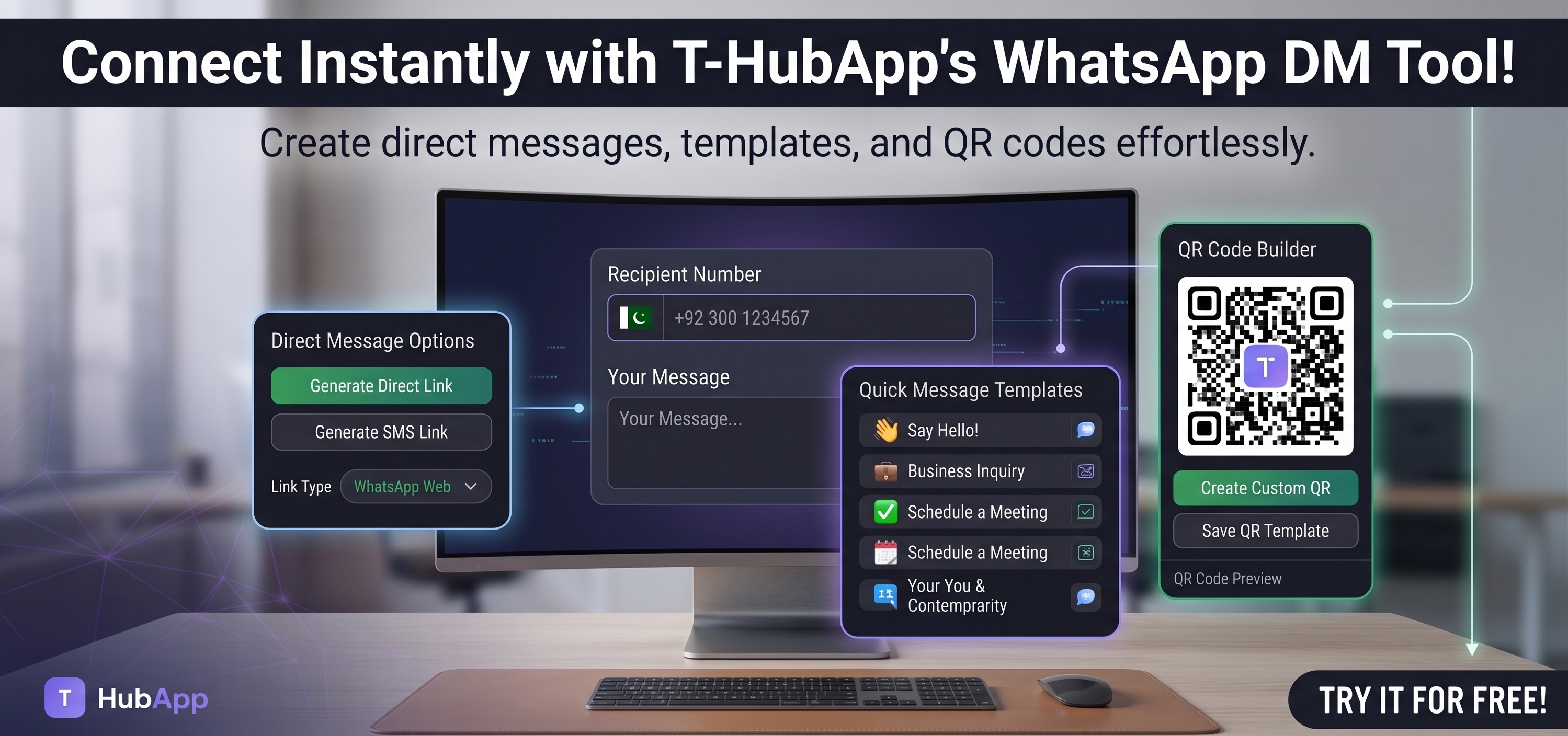 Connect Instantly With Tools Hub App Whtsapp